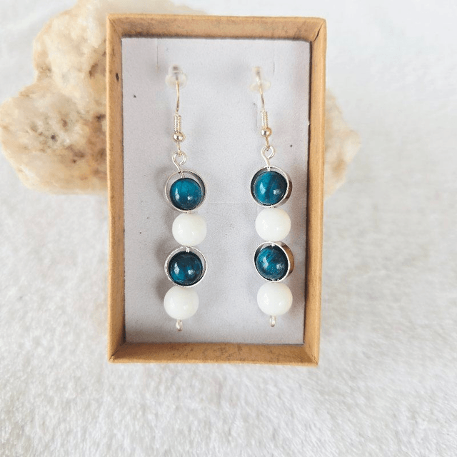 Boucles d'oreilles perles