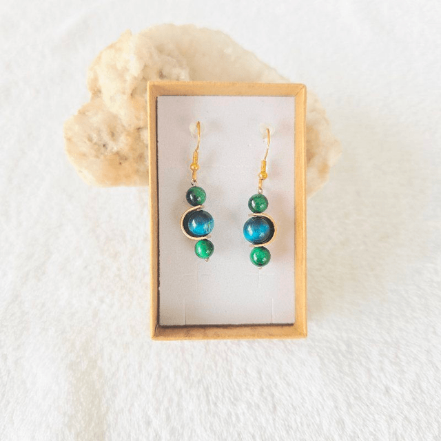 Boucles d'oreilles perles