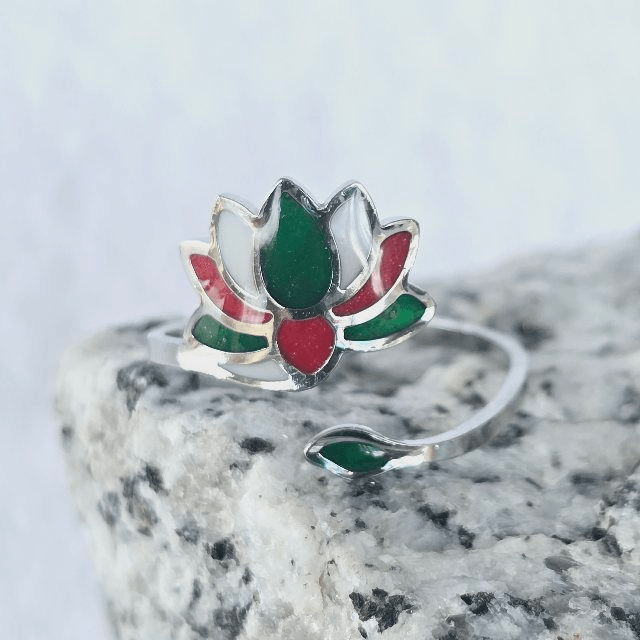 Bague  fleur de lotus