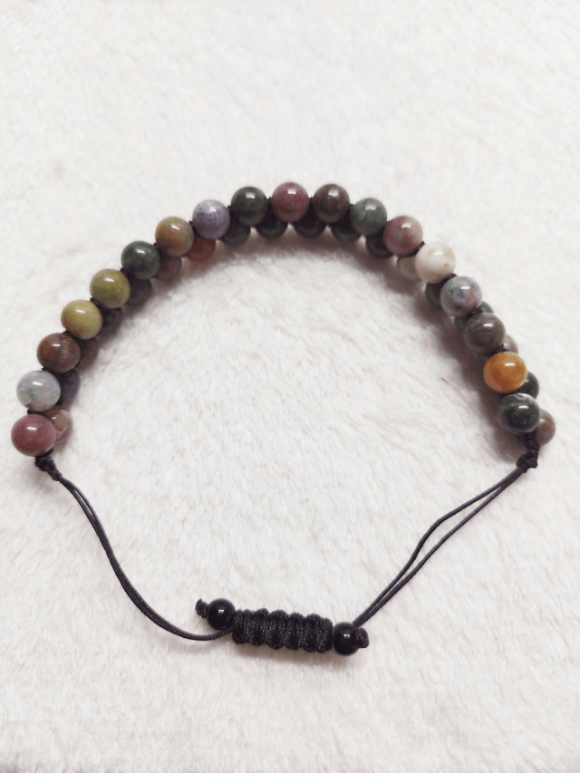 Bracelet double  tourmaline de couleur