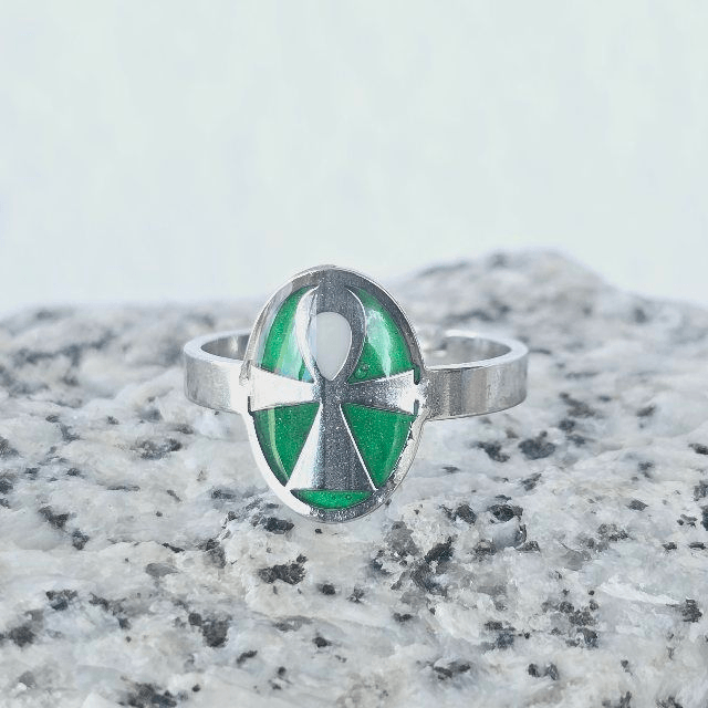 Bague croix égyptienne 