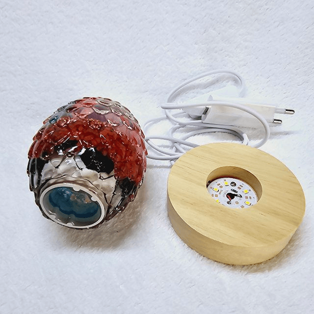 Orgonite Lampe  Œuf de dragon 