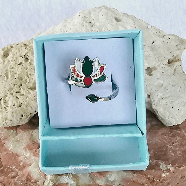 Bague  fleur de lotus