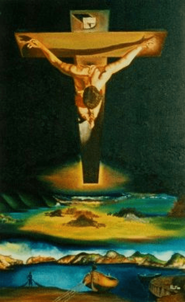 saint jean de la croix d&#039;après Salvador Dali